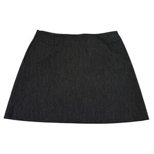 Express Womens Size 1/2 Gray Mini Skirt Y2k